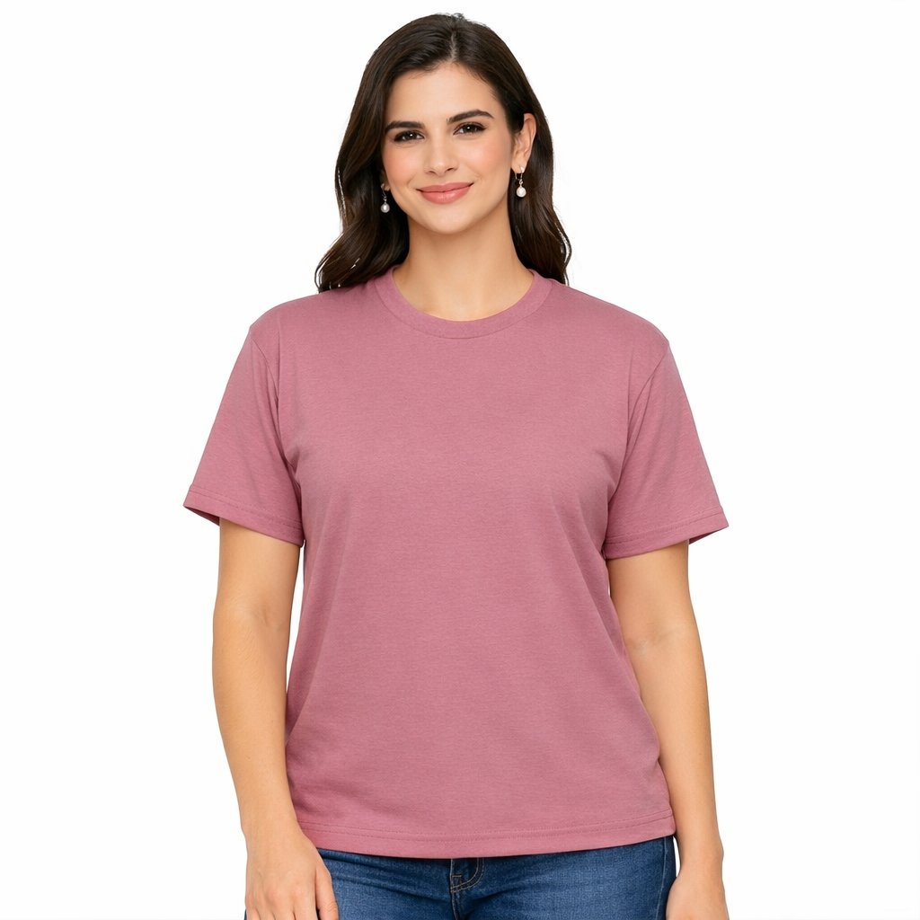 BOLD BASICS – MAUVE UNISEX T‑SHIRT - 210 GSM