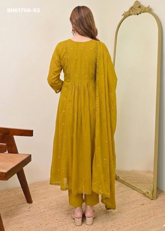 Mull-Chanderi Embroidered - BNK1706