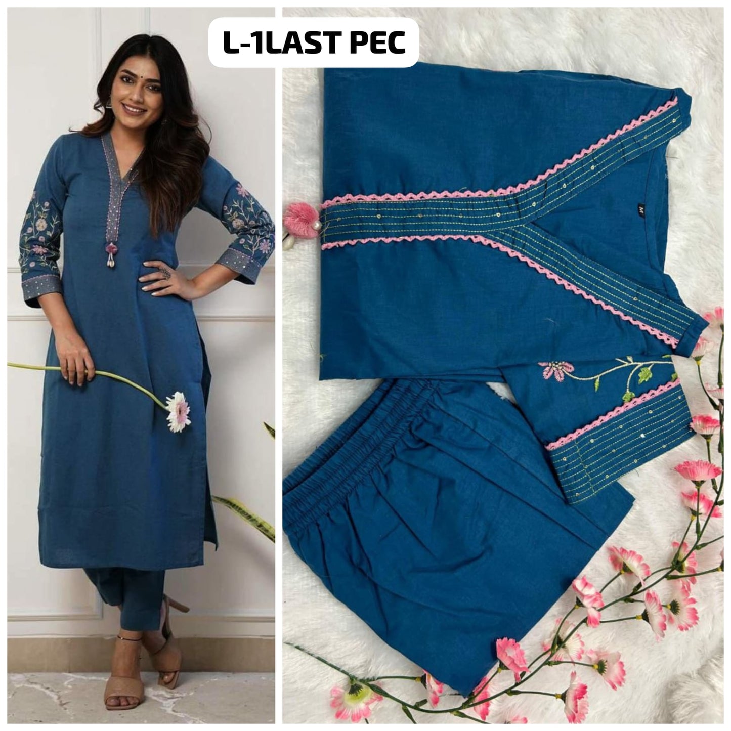 SUMMER DHAMAKA DESIGNER COLLECTION- Summer with our amazing kurti Pant set MD001