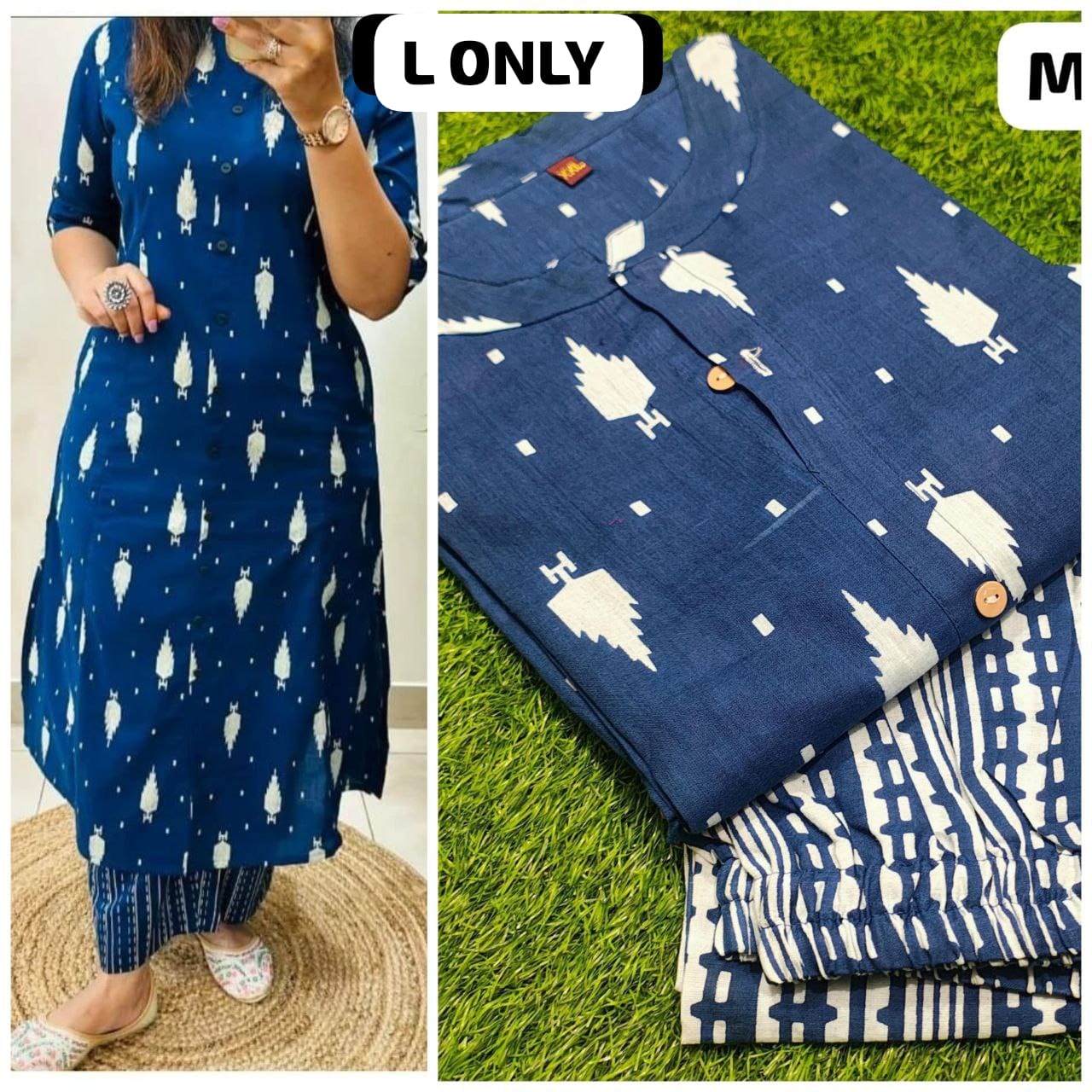 SUMMER DHAMAKA DESIGNER COLLECTION- Enjoy your Summer with our amazing kurti Pant set (MD015)