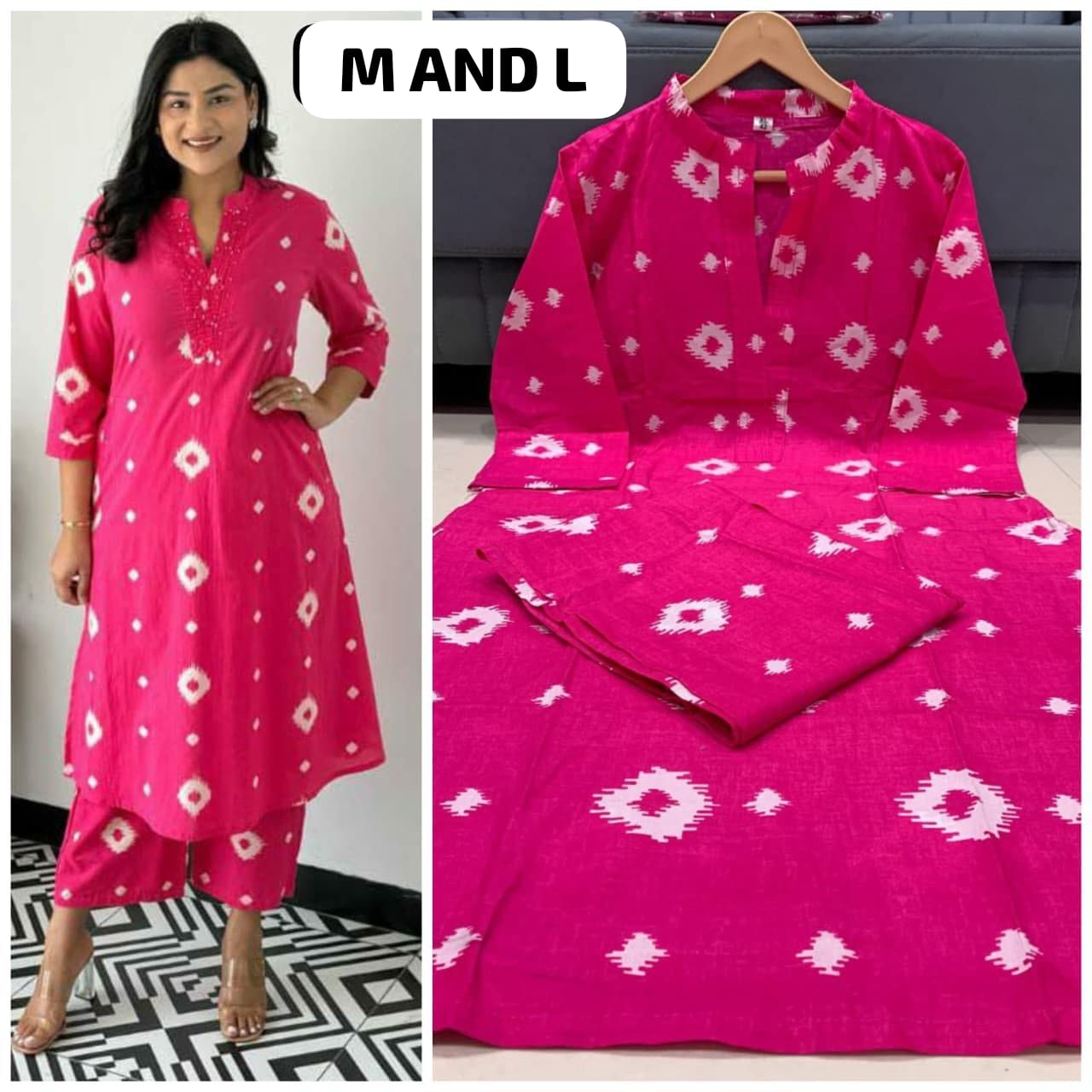 SUMMER DHAMAKA DESIGNER COLLECTION- Summer with our amazing kurti Pant set - MDN014
