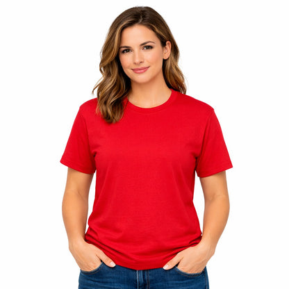 BOLD BASICS – RED UNISEX T‑SHIRT - 180 GSM