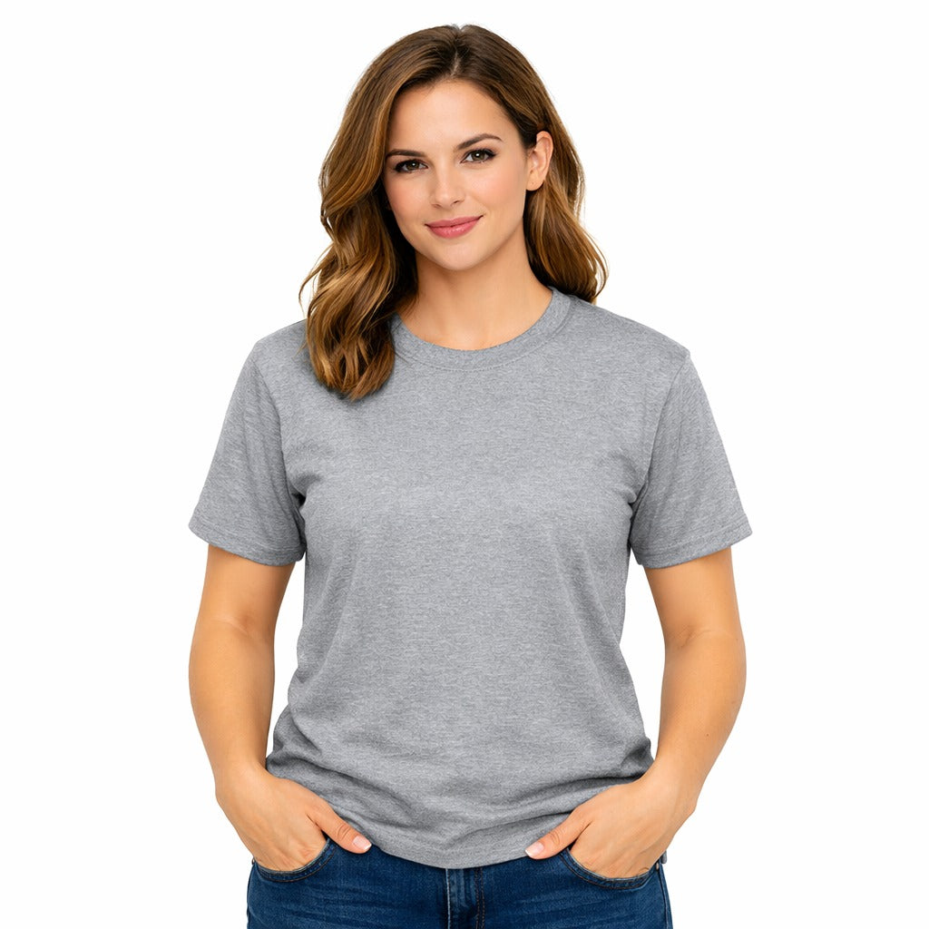 BOLD BASICS – GREY UNISEX T‑SHIRT - 180 GSM