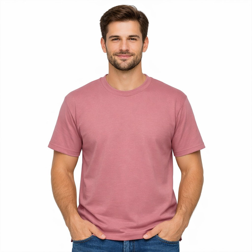 BOLD BASICS – MAUVE UNISEX T‑SHIRT - 210 GSM