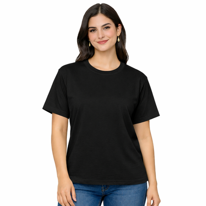 BOLD BASICS – BLACK UNISEX T‑SHIRT - 210 GSM