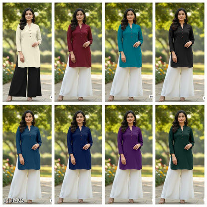 Mix & Match Casual Rayon Kurti Palazzo Set Collection