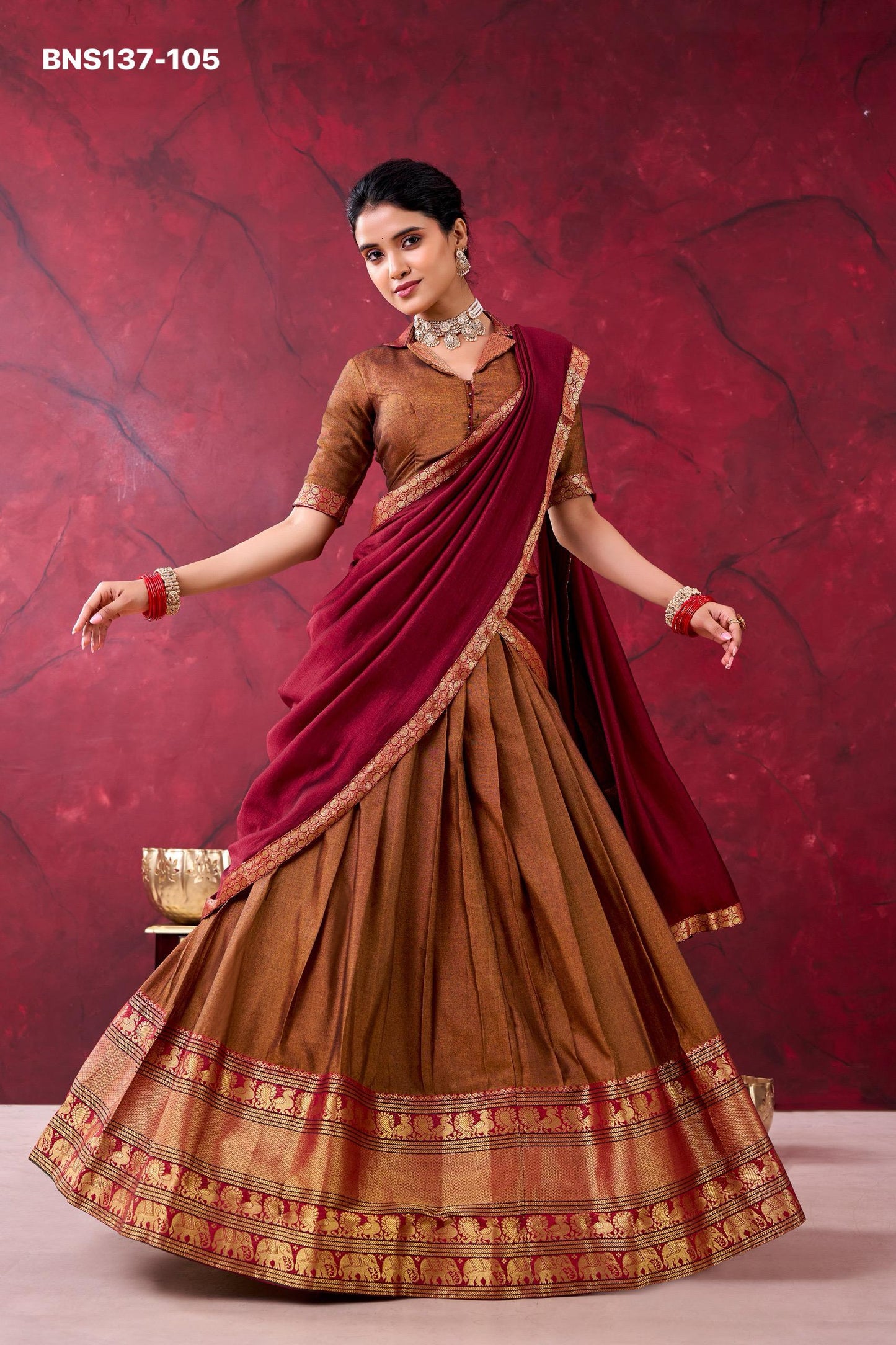 Lehenga Choli traditional heritage - BNL137
