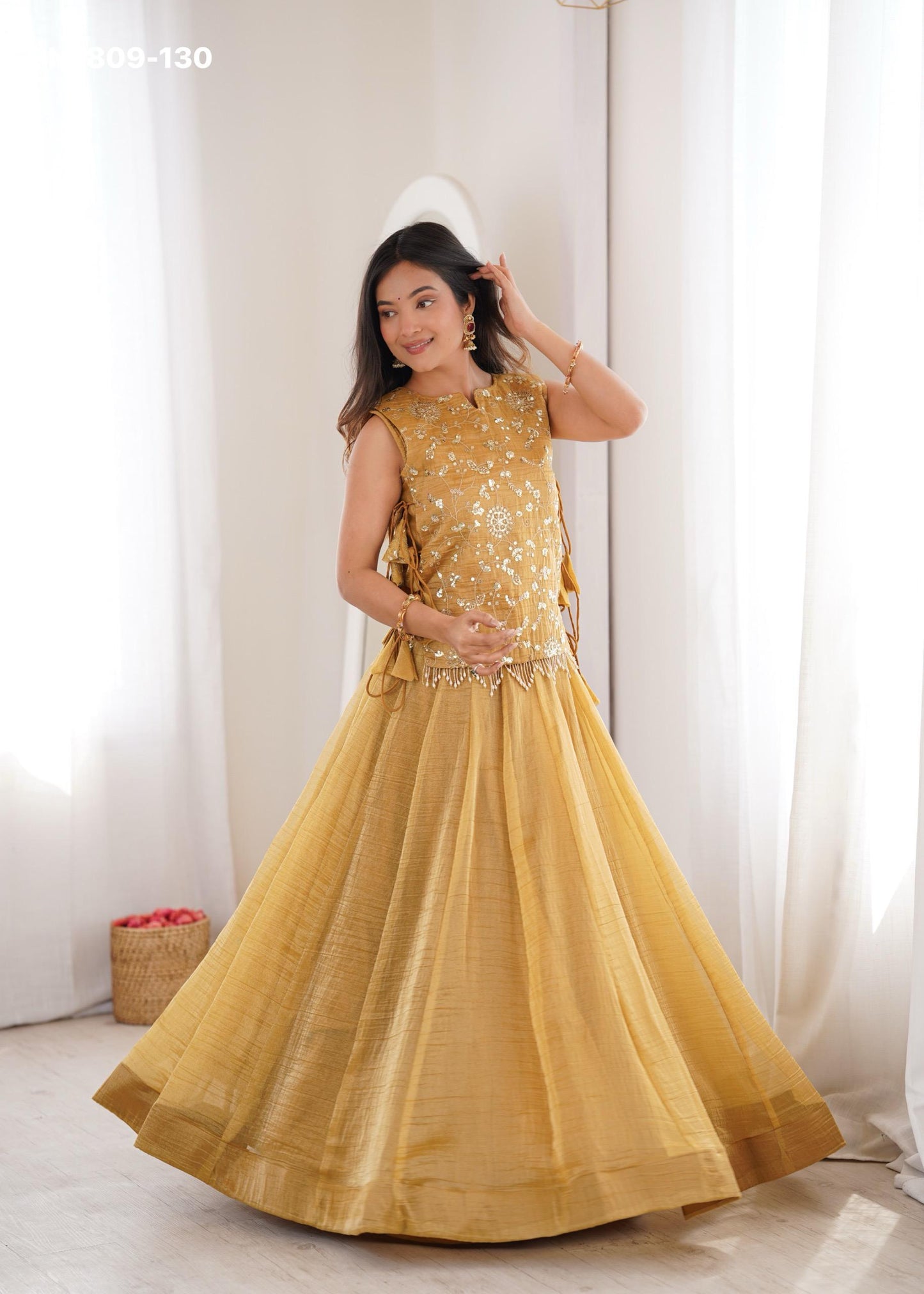 PREMIUM READYMADE LEHENGA CHOLI - BNL809
