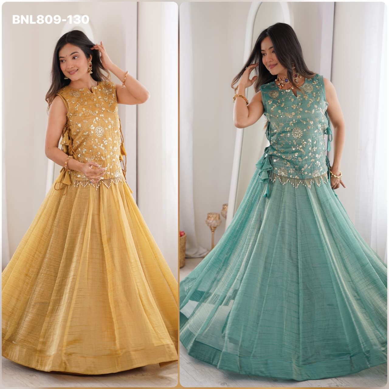 PREMIUM READYMADE LEHENGA CHOLI - BNL809