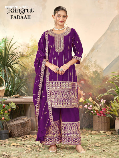 EMBROIDERY Kurti Set - BNK1705