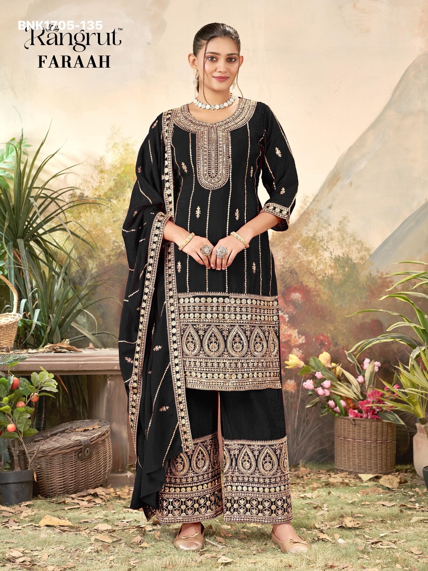 EMBROIDERY Kurti Set - BNK1705