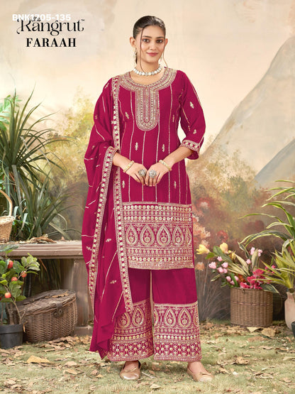 EMBROIDERY Kurti Set - BNK1705