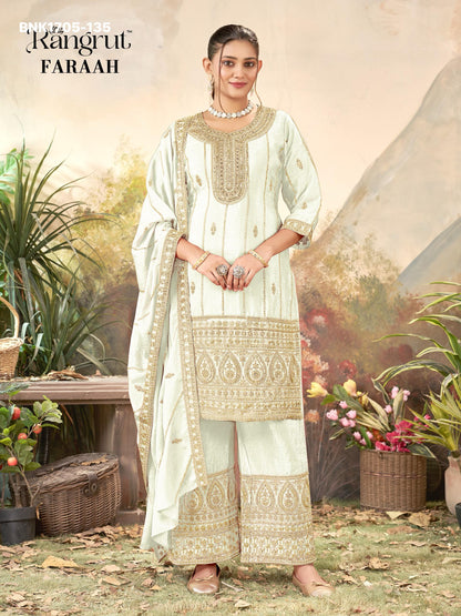 EMBROIDERY Kurti Set - BNK1705