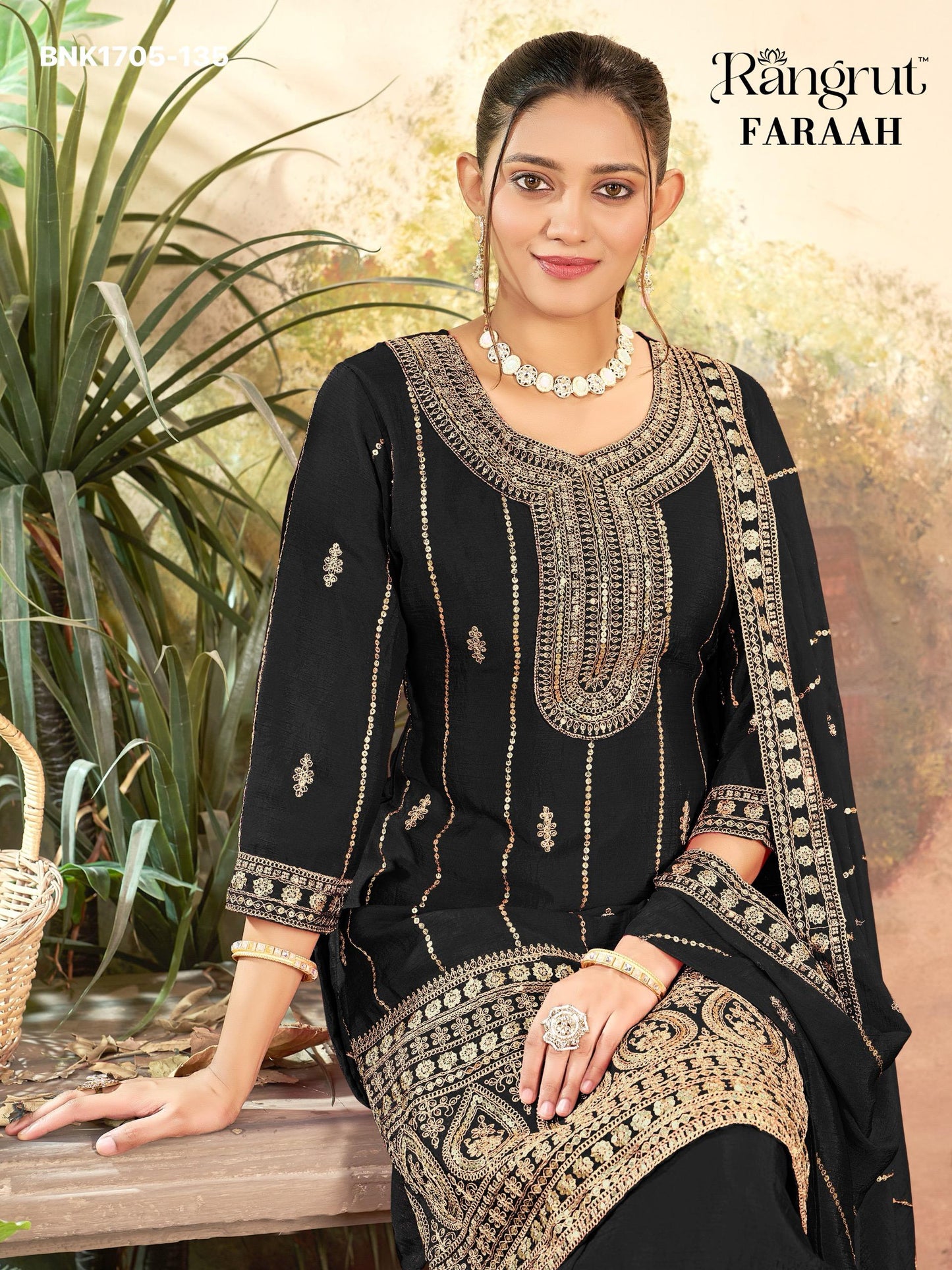 EMBROIDERY Kurti Set - BNK1705