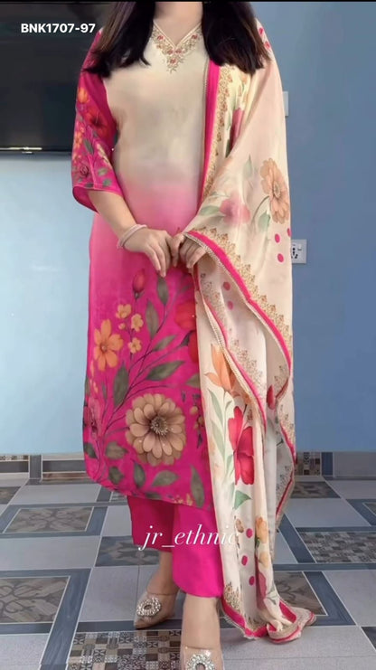 Premium Hand Work Kurti- BNK1707