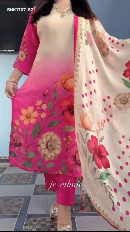 Premium Hand Work Kurti- BNK1707