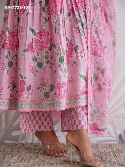 Fully Flair Anarkali With Hand work-BNK1728