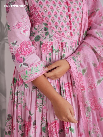 Fully Flair Anarkali With Hand work-BNK1728