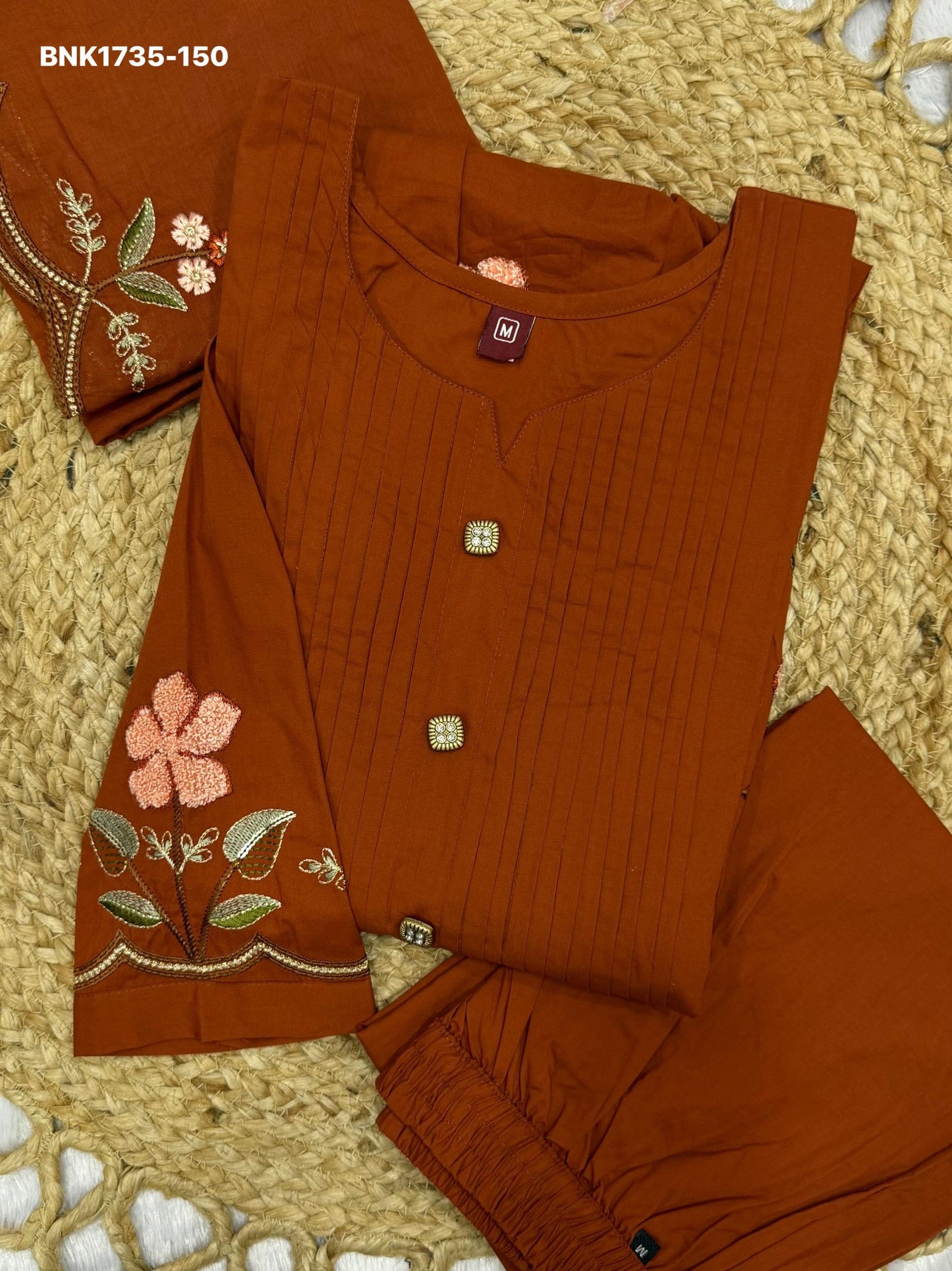Anarkali Kurti Set (Cotton): BNK1735