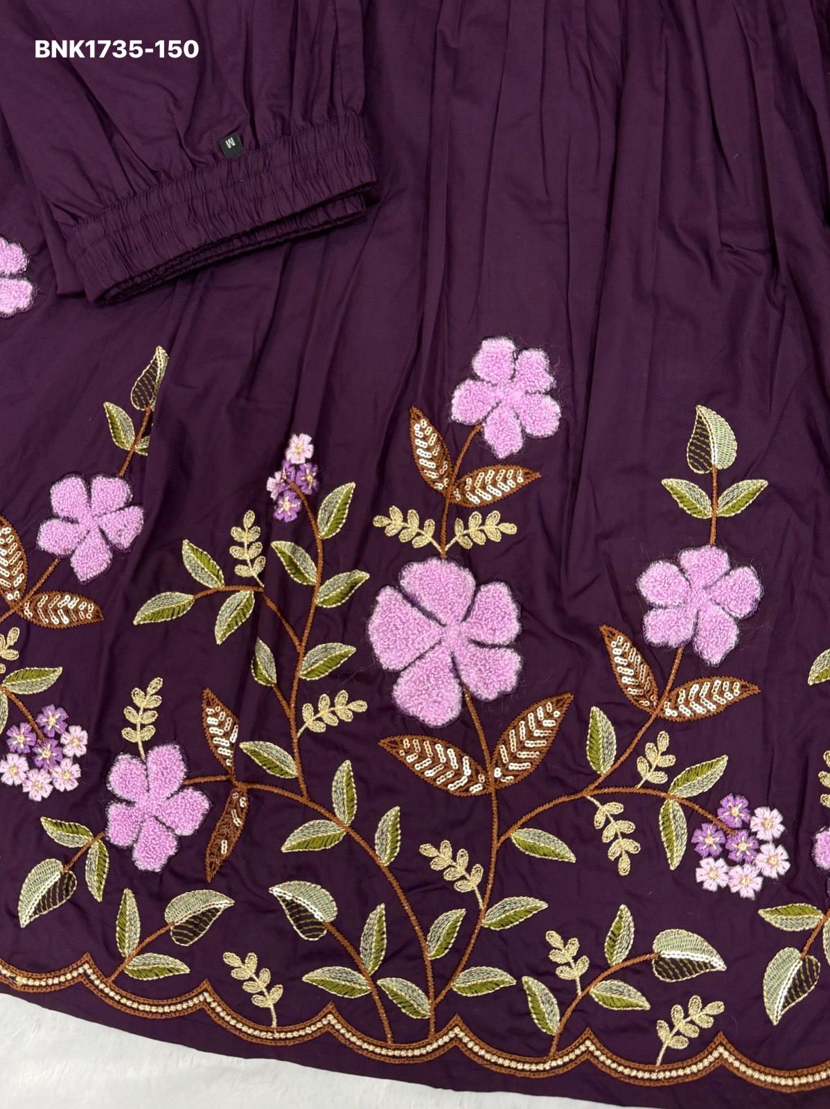 Anarkali Kurti Set (Cotton): BNK1735