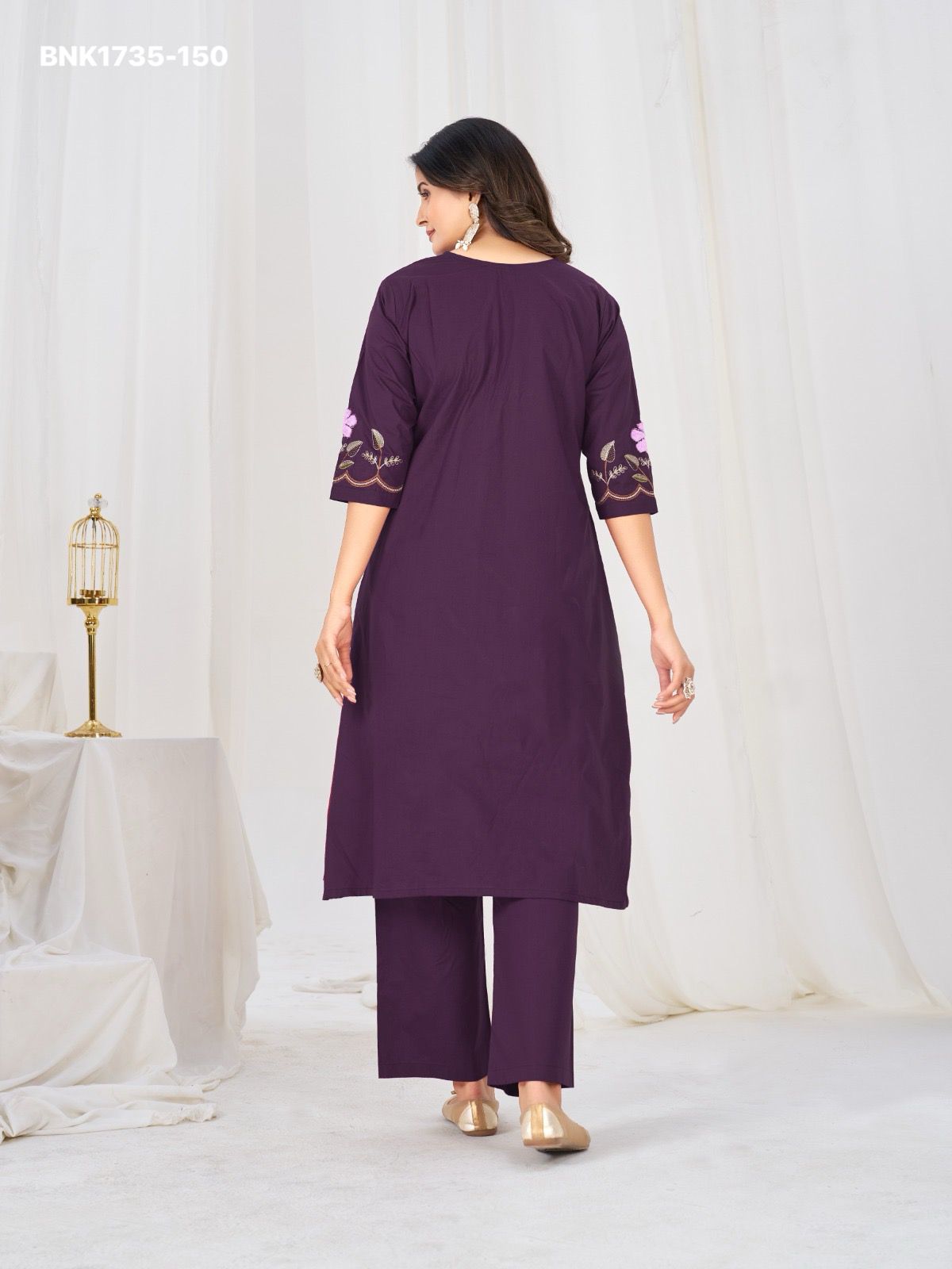 Anarkali Kurti Set (Cotton): BNK1735