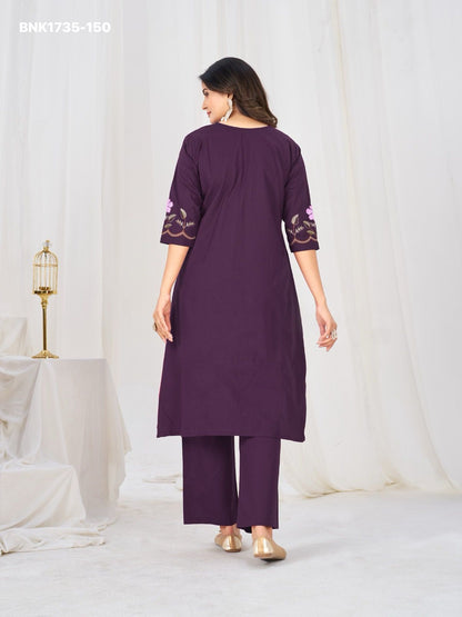 Anarkali Kurti Set (Cotton): BNK1735
