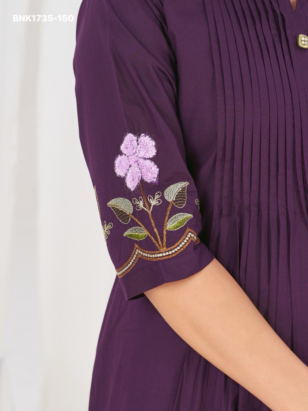 Anarkali Kurti Set (Cotton): BNK1735