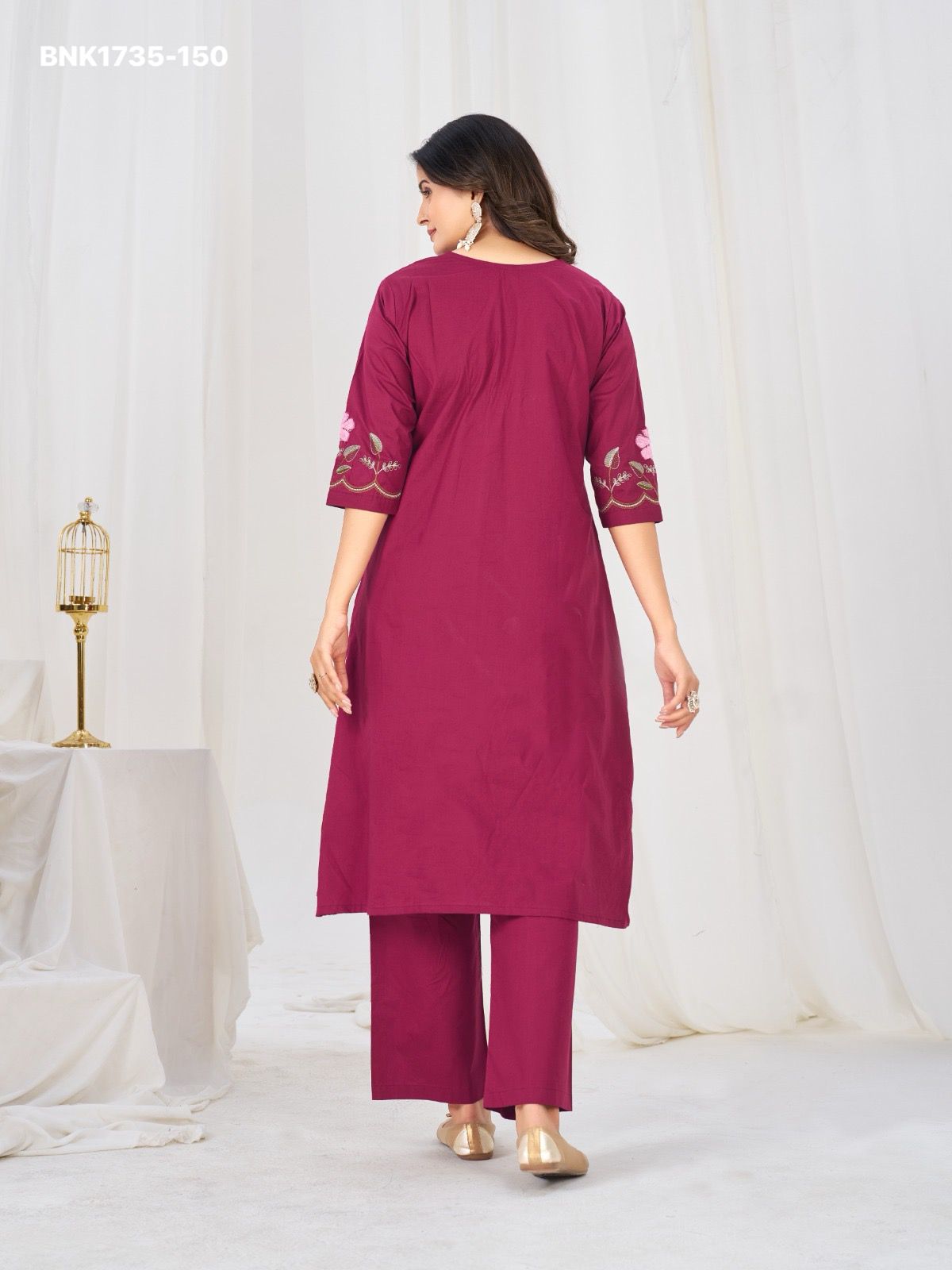Anarkali Kurti Set (Cotton): BNK1735