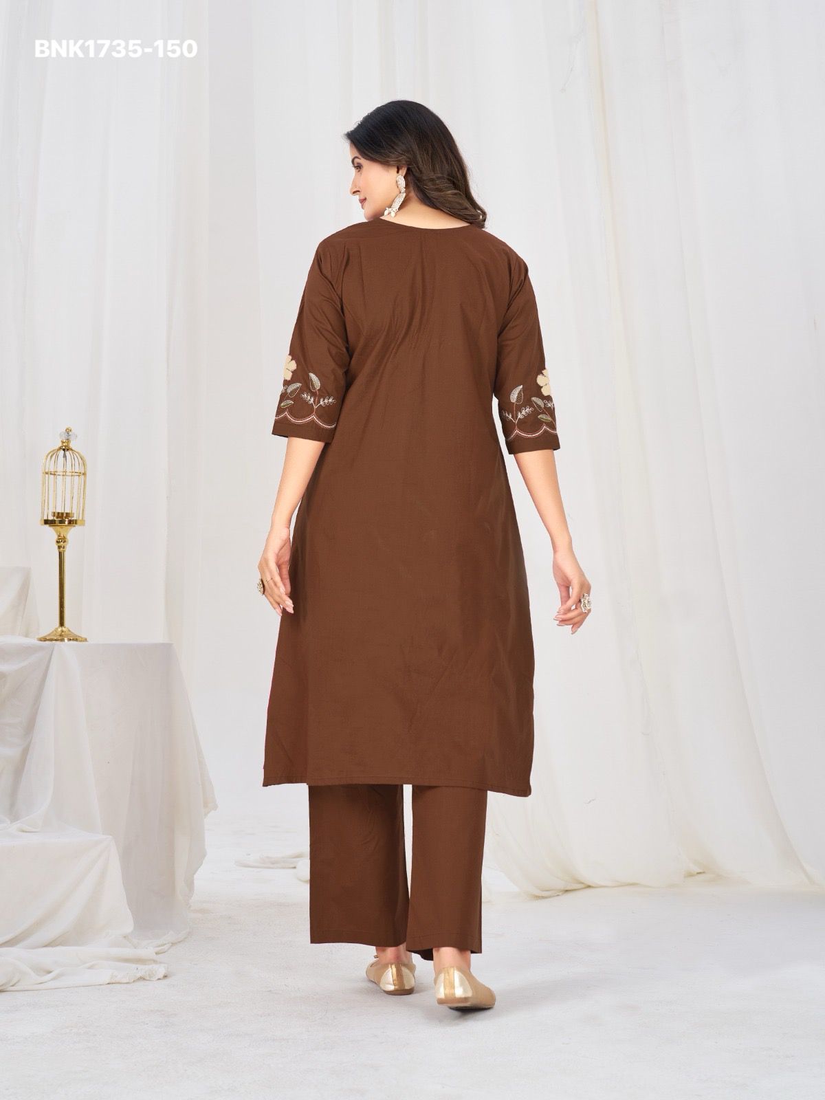 Anarkali Kurti Set (Cotton): BNK1735