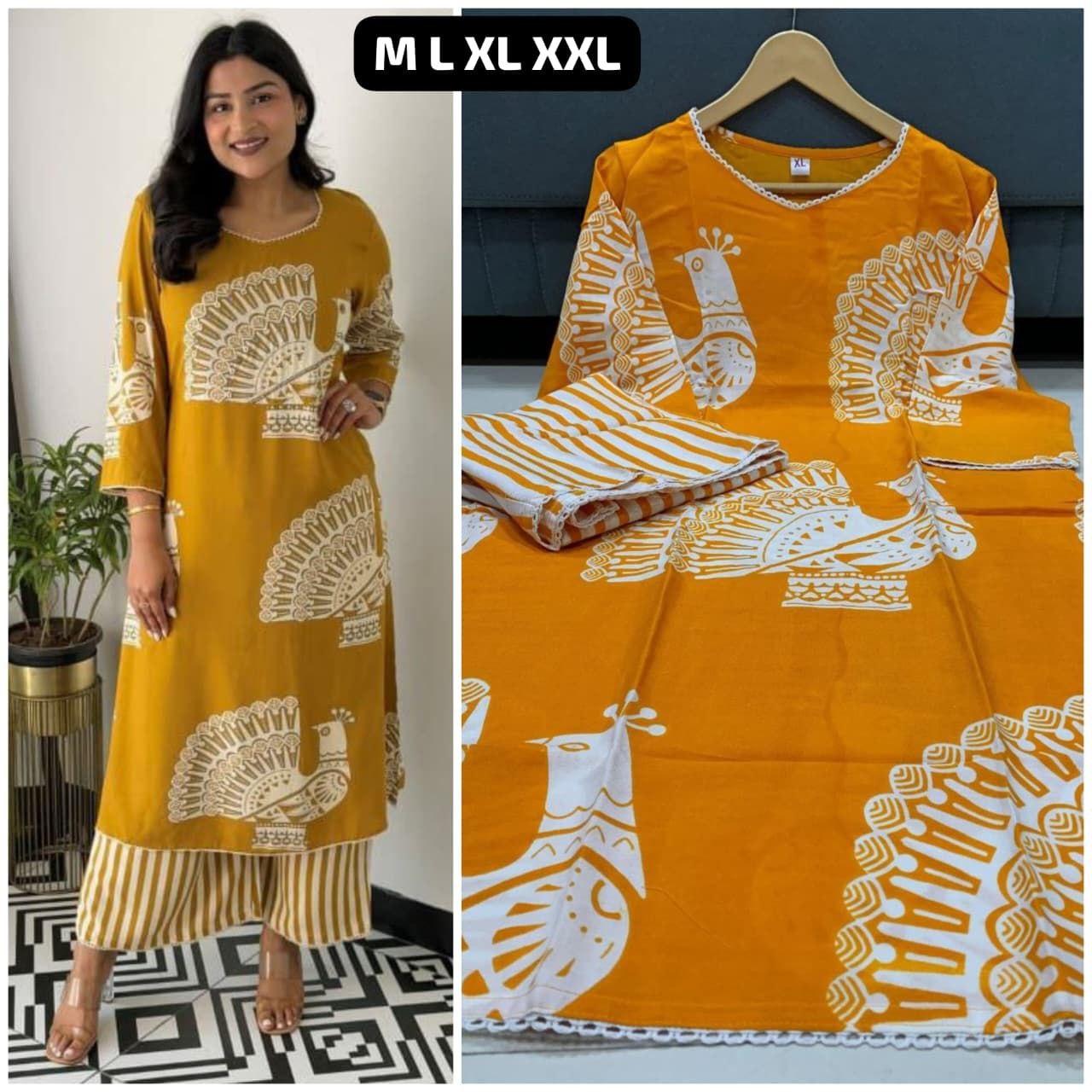 SUMMER DHAMAKA DESIGNER COLLECTION- Summer with our amazing kurti Pant set MD001 (Copy)