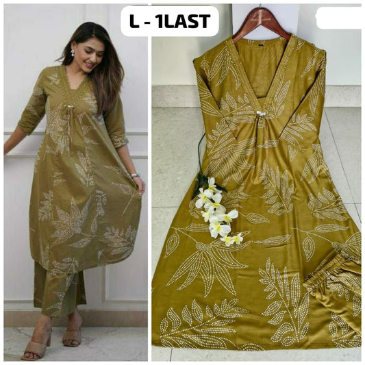 SUMMER DHAMAKA DESIGNER COLLECTION- Summer with our amazing kurti Pant set MD004