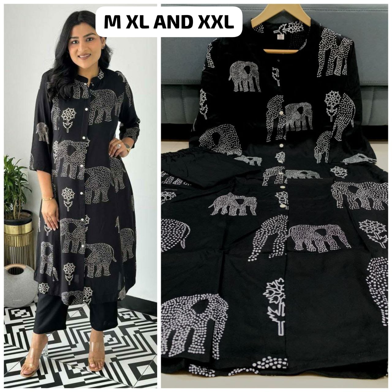 SUMMER DHAMAKA DESIGNER COLLECTION- Summer with our amazing kurti Pant set MD005