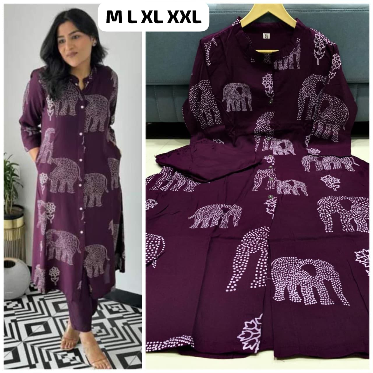 SUMMER DHAMAKA DESIGNER COLLECTION- Enjoy your Summer with our amazing kurti Pant set (MD009)