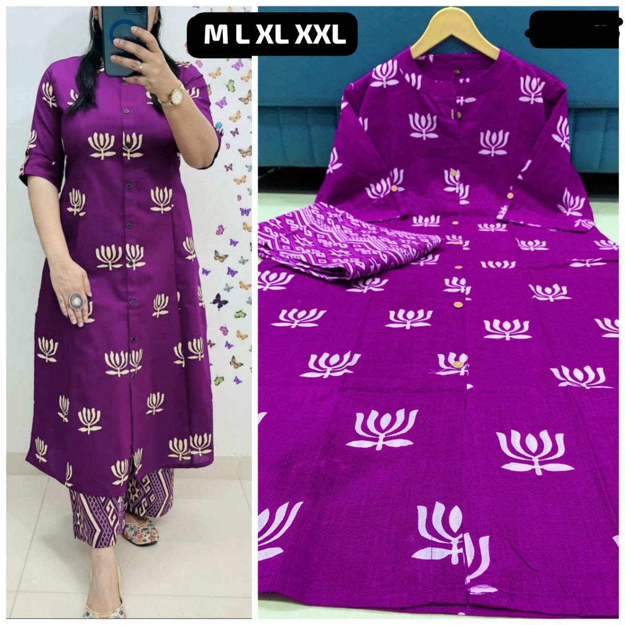 SUMMER DHAMAKA DESIGNER COLLECTION- Enjoy your Summer with our amazing kurti Pant set (MD010)