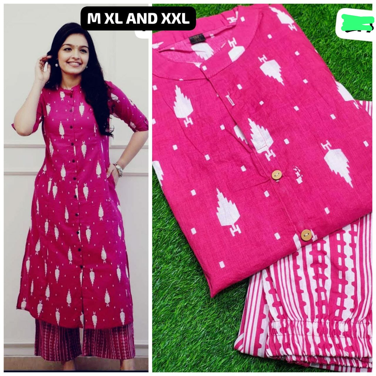 SUMMER DHAMAKA DESIGNER COLLECTION- Enjoy your Summer with our amazing kurti Pant set (MD014)