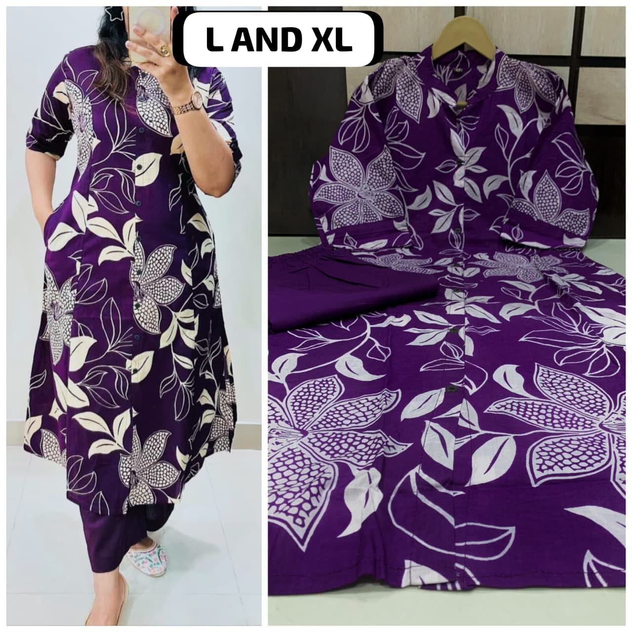 SUMMER DHAMAKA DESIGNER COLLECTION- Summer with our amazing kurti Pant set - MDN020