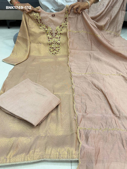 Pure Soft Kanjivaram Glass Tissue - BNK1749