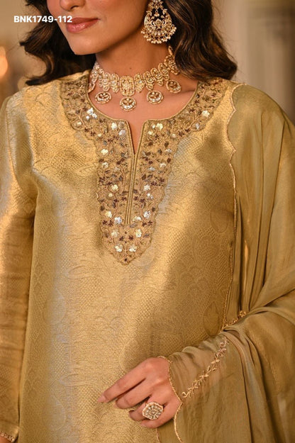 Pure Soft Kanjivaram Glass Tissue - BNK1749