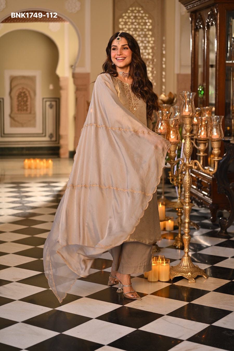 Pure Soft Kanjivaram Glass Tissue - BNK1749