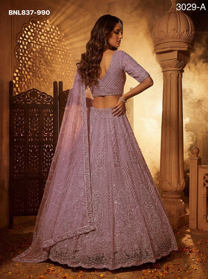 Lehenga Choli Intricate motifs and Beautiful - BNL837