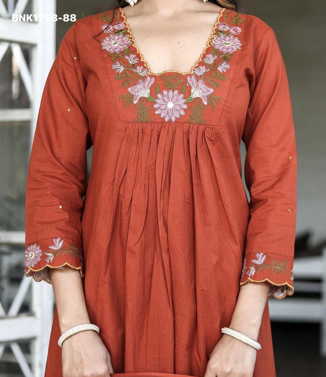 Women's Embroidered Anarkali - BNK1768