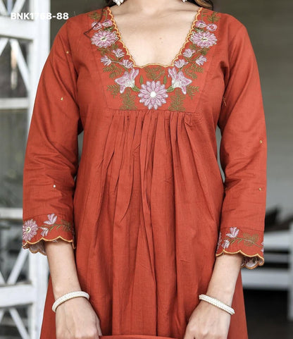 Women's Embroidered Anarkali - BNK1768