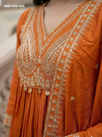 Embroidered CP-Vichitra - BNK1769