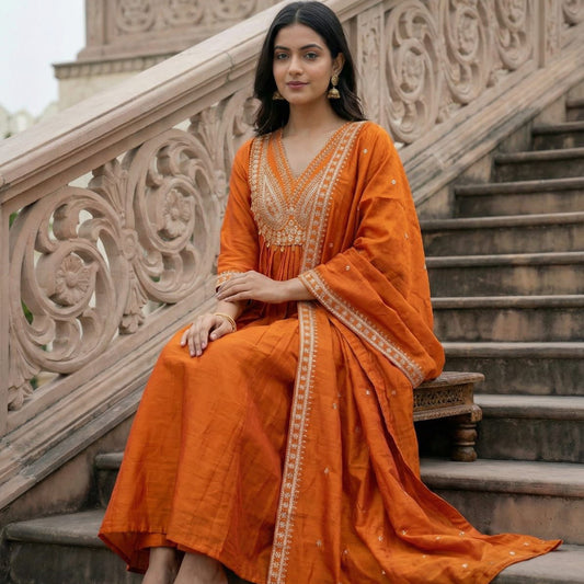 Embroidered CP-Vichitra - BNK1769