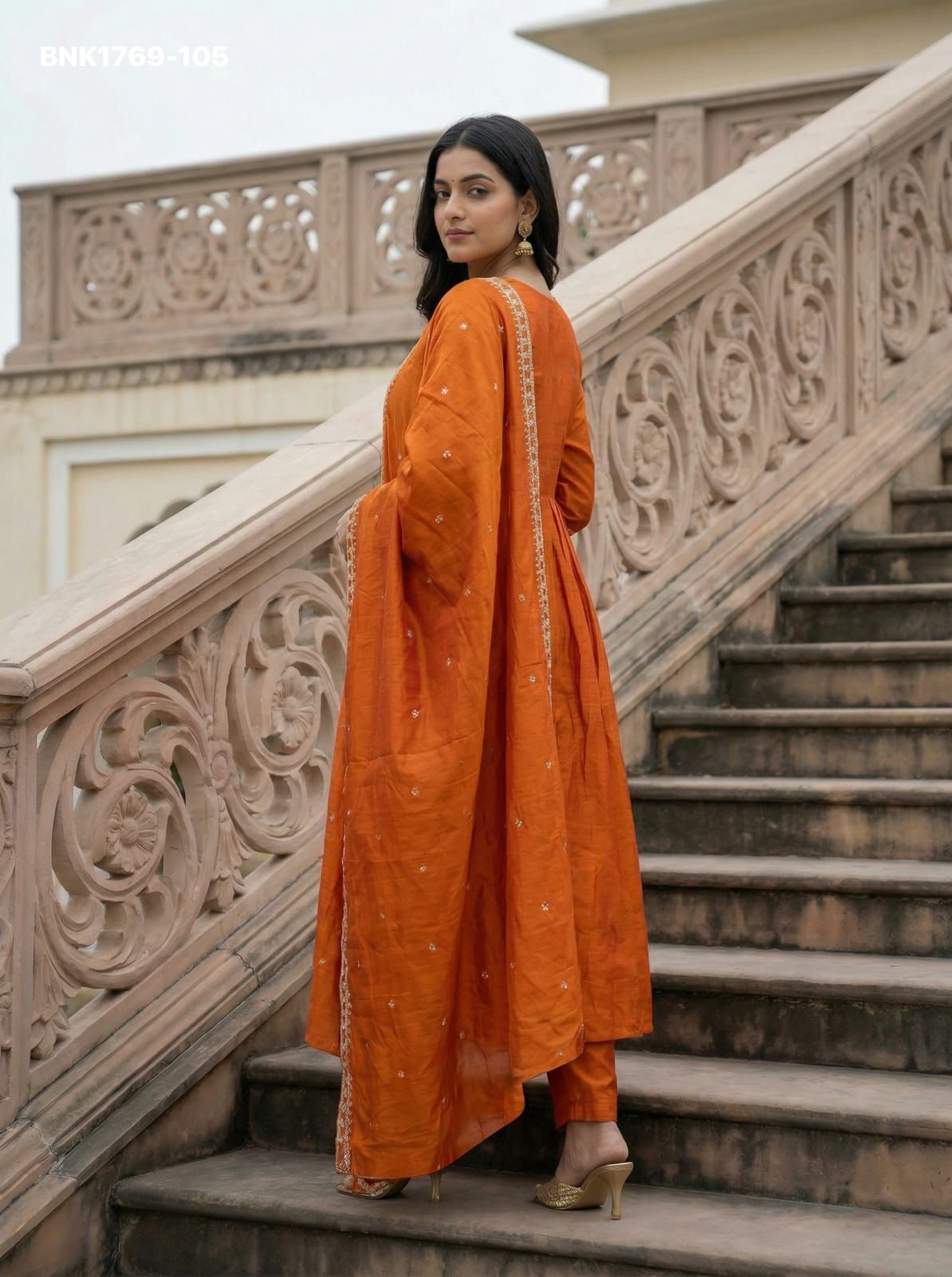 Embroidered CP-Vichitra - BNK1769