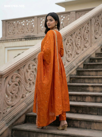 Embroidered CP-Vichitra - BNK1769
