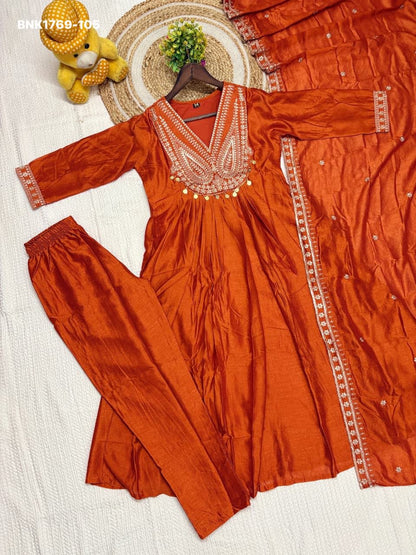 Embroidered CP-Vichitra - BNK1769
