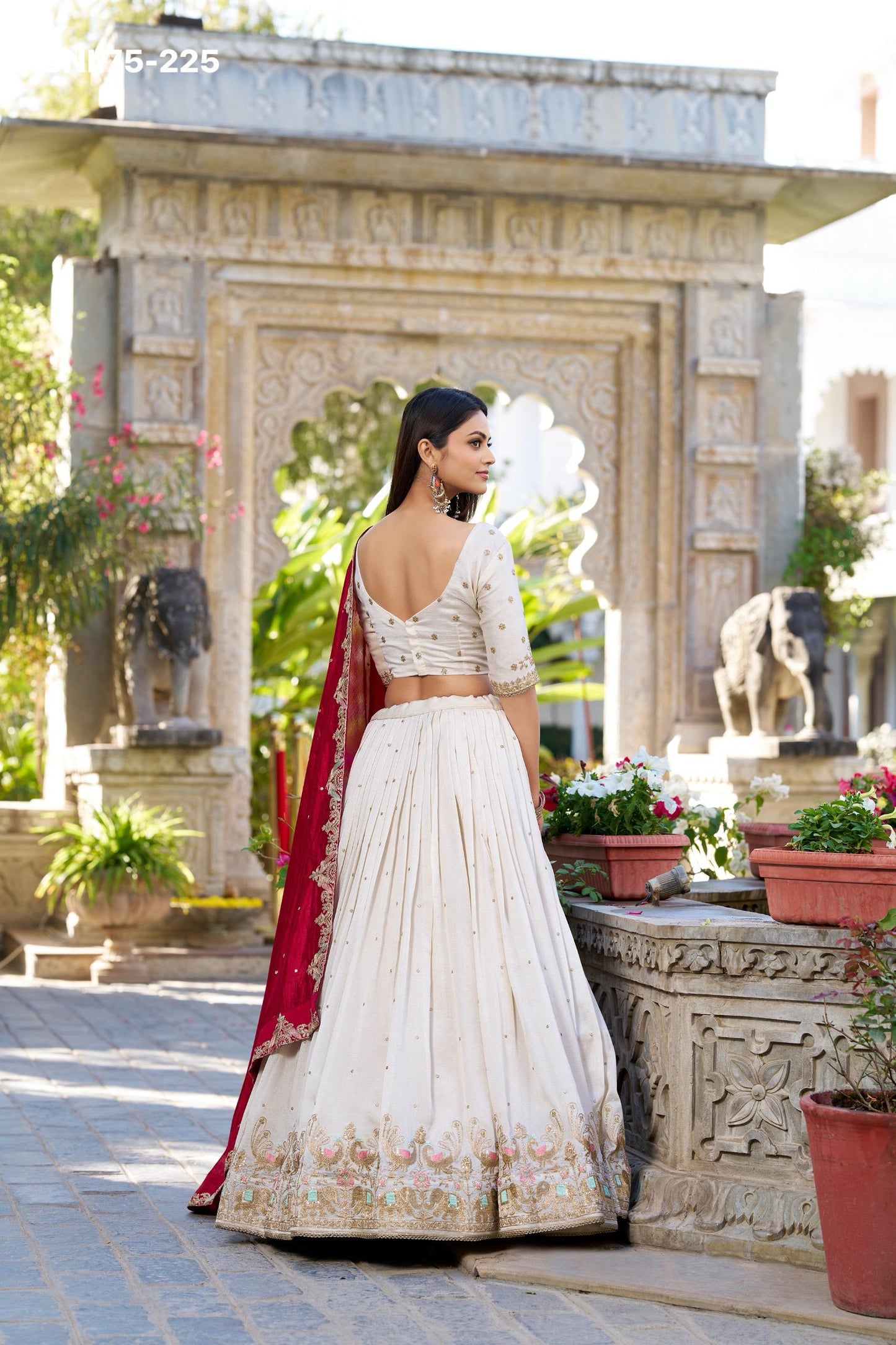 Lehenga Choli Vichitra Silk- MBNL75