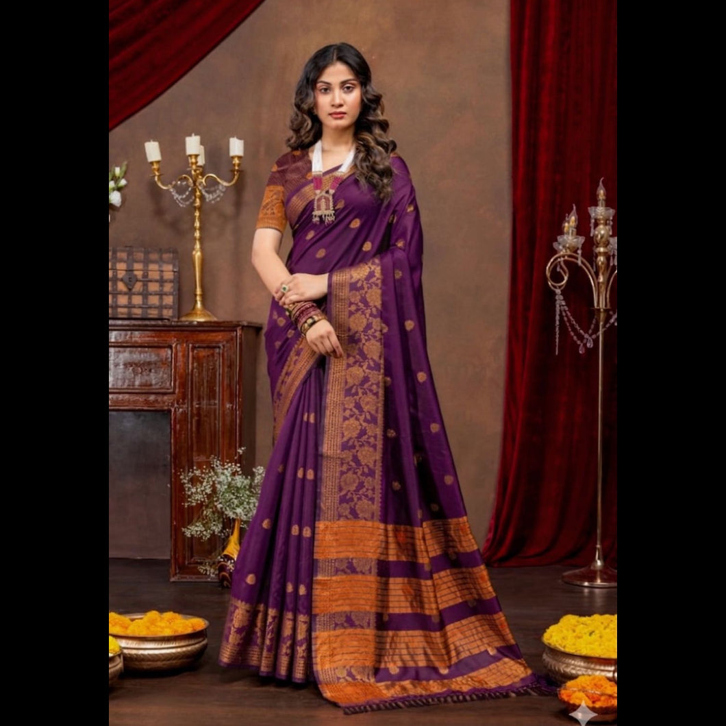 Lichi Kota Saree with Light Weight and Soft Fabric - MCL001