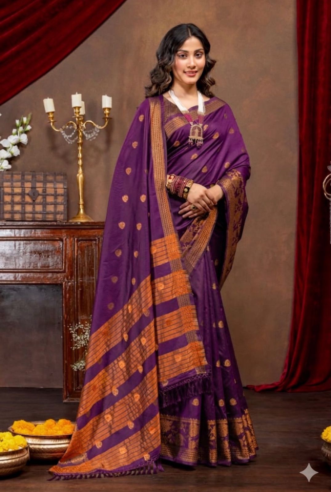 Lichi Kota Saree with Light Weight and Soft Fabric - MCL001